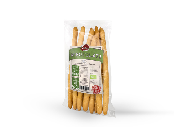 Grissino Arrotolato by Storie di Gusto™ La Tradizione Organic line in pack with label