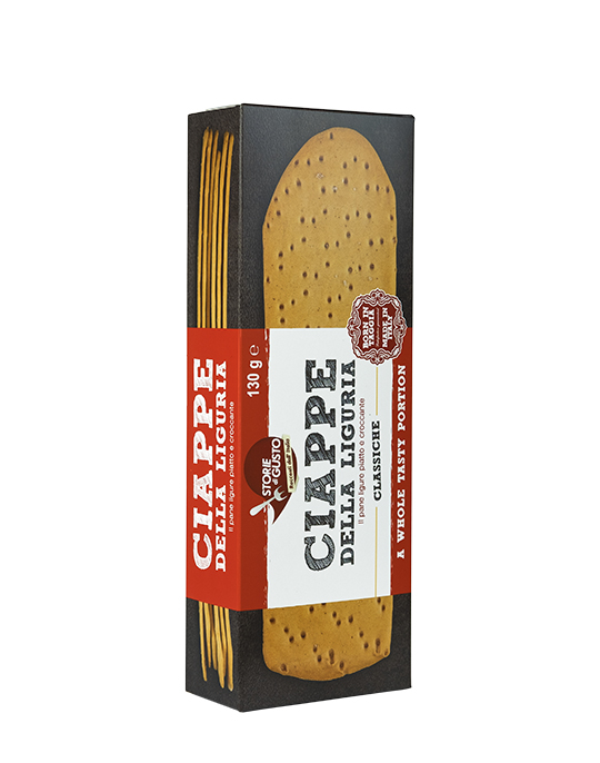 Ciappe della Liguria originali Storie di Gusto™ Linea Classica box 130 grammi
