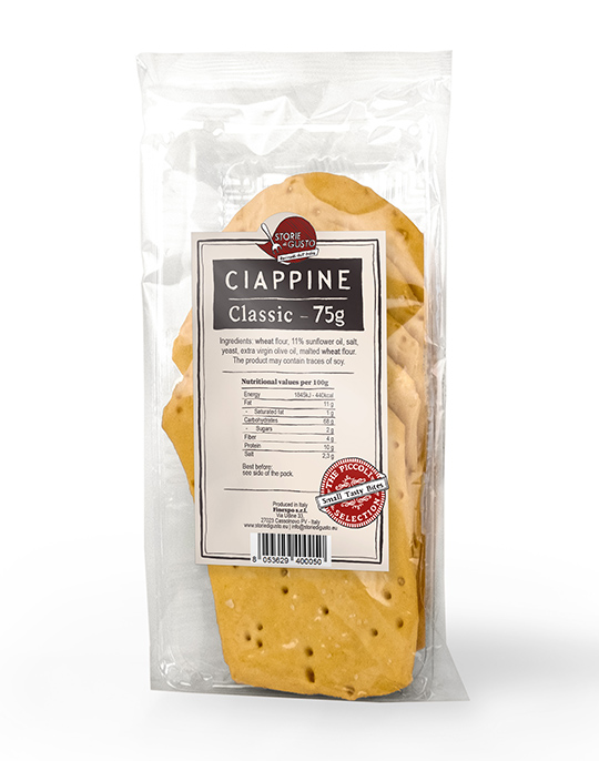 Ciappine Storie di Gusto™ Linea Classica vaschetta 75 grammi