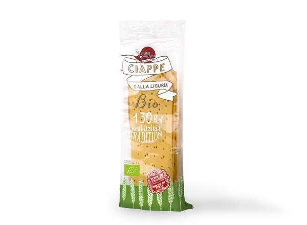 Ciappe della Liguria originali Storie di Gusto™ Linea La Tradizione BIO in vaschetta stampata