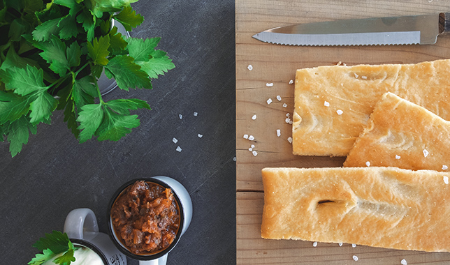 focaccia croccante prodotto da forno in italia disponibile in differenti referenze