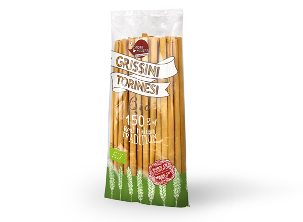 Grissino Torinese Storie di Gusto™ Linea La Tradizione BIO in pack stampato