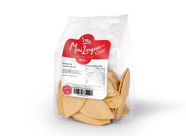Confezione mini lingue originali linea classica con olio extravergine di oliva